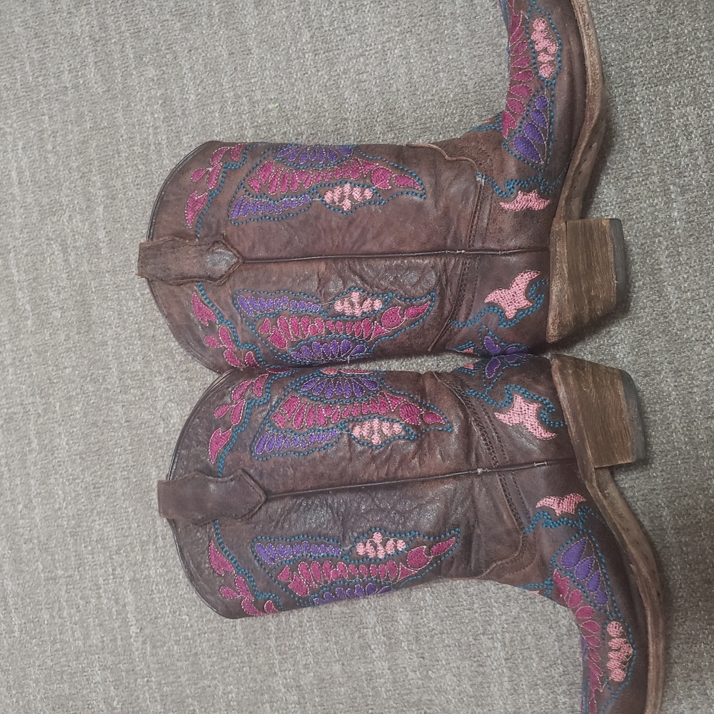 Girls Embellished Western Boots
